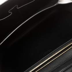 Pre Owned Celine Dark Grey/Black Stingray and Leather Medium Classic Box Shoulder Bag