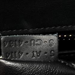 Pre Owned Celine Black Leather Mini Luggage Tote