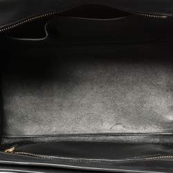 Pre Owned Celine Black Leather Mini Luggage Tote