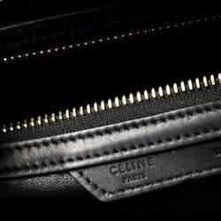 Pre Owned Celine Black Leather Mini Luggage Tote