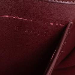 Pre Owned Celine Blue Leather Flap Clutch