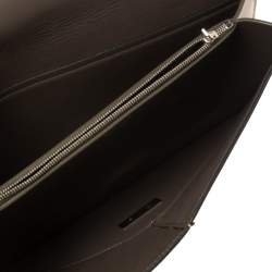 Pre Owned Celine Multicolor Calfhair and Leather Diamond Clutch