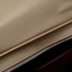 مملوكة مسبقًا Celine Tri Color Leather and Python Medium Trapeze Top Handle Bag