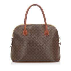 Pre Owned Celine Brown Vintage Macadam Dome Bag