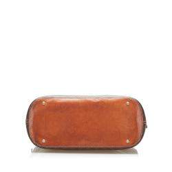 Pre Owned Celine Brown Vintage Macadam Dome Bag