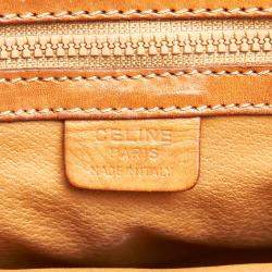 Pre Owned Celine Brown Vintage Macadam Dome Bag