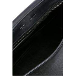 Pre Owned Celine Black Calfskin Leather Trapeze Large Bag