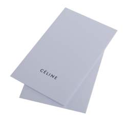 Pre Owned Céline Blue Leather Large Trio Crossbody Bag