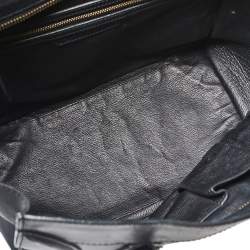 Pre Owned Celine Black Leather Mini Luggage Tote