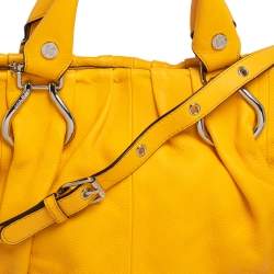Pre Owned Celine Mustard Leather Tote