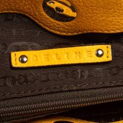 Pre Owned Celine Mustard Leather Tote