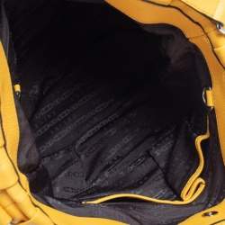 Pre Owned Celine Mustard Leather Tote