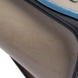 Pre Owned حقيبة يد لاغيدج سيلين نانو جلد ثلاثية اللون