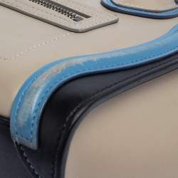 Pre Owned حقيبة يد لاغيدج سيلين نانو جلد ثلاثية اللون