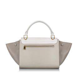 Pre Owned Celine Tricolor Leather Trapeze Medium Bag