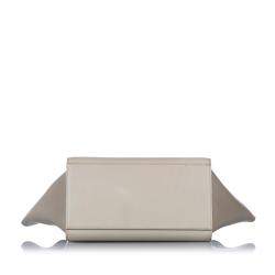 Pre Owned Celine Tricolor Leather Trapeze Medium Bag