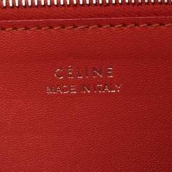 Pre Owned Celine Beige Leather Large Multifunction Flap Wallet