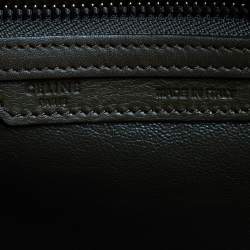 Pre Owned Céline Dark Olive Green Leather Micro Luggage Tote