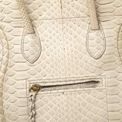 Celine Grey Python Medium Phantom Luggage Tote