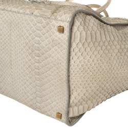 Celine Grey Python Medium Phantom Luggage Tote