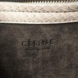Celine Grey Python Medium Phantom Luggage Tote