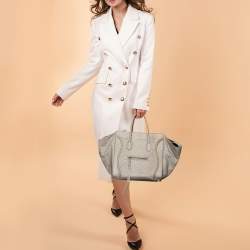 Celine Grey Python Medium Phantom Luggage Tote