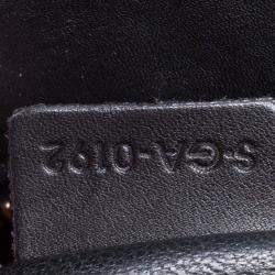 مملوكة مسبقًا حقيبة يد سيلين لاغيدج صغيرة جلد و جلد ثعبان بيج و أسود