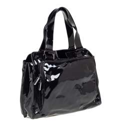 Pre Owned Celine Black Patent Leather Tote
