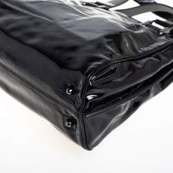 Pre Owned Celine Black Patent Leather Tote
