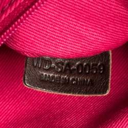 Pre Owned Celine Brown Leather Satchel