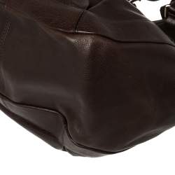 Pre Owned Celine Brown Leather Satchel