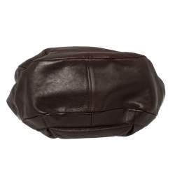 Pre Owned Celine Brown Leather Satchel