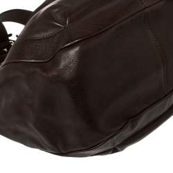 Pre Owned Celine Brown Leather Satchel