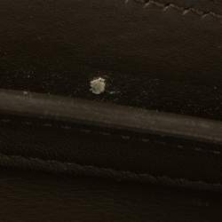 مملوكة مسبقًا حقيبة يد سيلين نانو لاغيدج جلد أخضر زيتوني