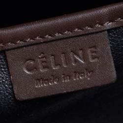 Pre Owned حقيبة يد سيلين لاغيدج نانو جلد ثلاثي اللون