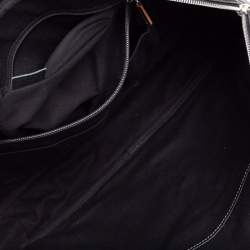 Celine Black Macadam Pattern Canvas Document Briefcase