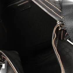 Celine Black Macadam Canvas Messenger Bag