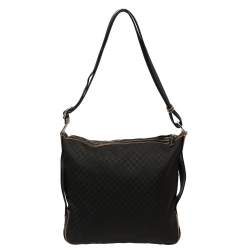 Celine Black Macadam Canvas Messenger Bag