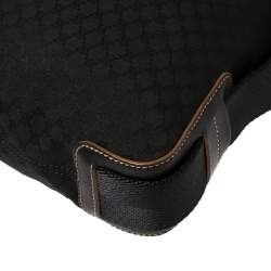 Celine Black Macadam Canvas Messenger Bag