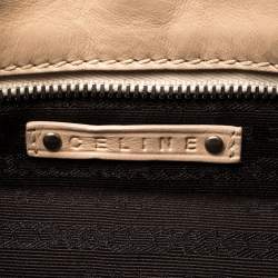 Pre Owned Celine Beige Leather Bittersweet Hobo