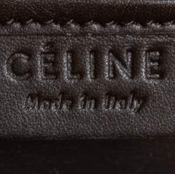 Pre Owned Celine Tri Color Leather and Nubuck Nano Luggage Tote