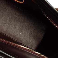 Pre Owned Celine Multicolor Leather Micro Luggage Tote
