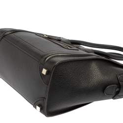 Pre Owned حقيبة سيلين مايكرو لاغيدج جلد أسود