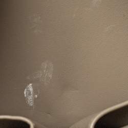 Pre Owned Celine Beige Python Medium Classic Box Shoulder Bag