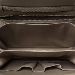 Pre Owned Celine Beige Python Medium Classic Box Shoulder Bag