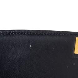 Pre Owned Celine Black Python Medium Classic Box Shoulder Bag