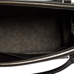 Pre Owned Celine Black Leather and Suede Medium Trapeze Top Handle Bag