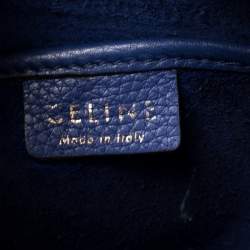 Pre Owned حقيبة يد سيلين نانو لاغيدج جلد أزرق