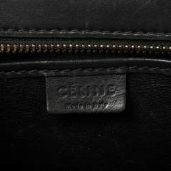 Pre Owned Céline Tri Color Leather Nano Luggage Tote