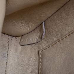 Pre Owned Celine Yellow Python Nano Luggage Tote